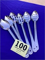 Stainless kitchen spoons