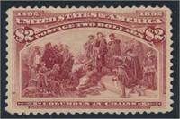 USA #242 MINT FINE-VF DIST OG H