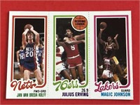 1980 Topps Magic Johnson Rookie & Dr. J