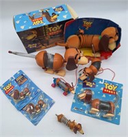 (M) Assorted 'Toy Story' slinky toys.