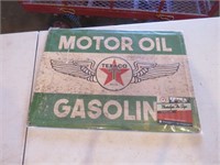 TEXACO MOTOR OIL TIN SIGN