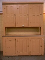 2-Piece Stepback Painted Kitchen Cupboard