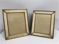 2 1950s Brass photograph frames