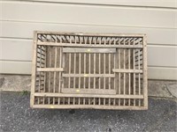 Wooden Chicken Crate