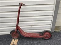 Vintage Hard Rubber-Tired Scooter