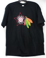 Blackhawks Style CPD Shirts - Black, SS