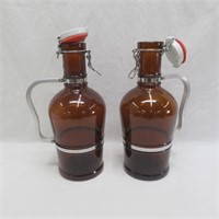 Growler Bottle - Muster Geschultzt - 2 L - Amber