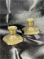 Ornate VTG Brass Candlestick Holders