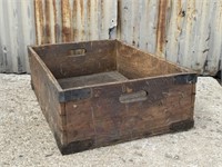 Antique Wooden Vegetable Egg Produce Crate
