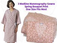 3 NEW Medline Mammography Patient Jacket One Size