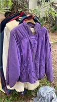 International male purple jacket size large,