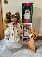 Four Christmas Figurines