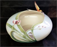 Franz Collection - Papillon Butterfly Round Vase