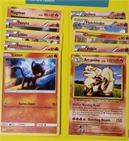 10 X Pokemon Cards Arcanine and others