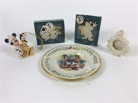 Lot of 5 Lenox Disney Christmas Items