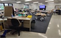 Teachers Desk (30"×30"×60") 2 & Student Desk