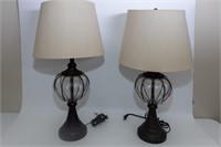 A Pair of Stylized Table Lamps