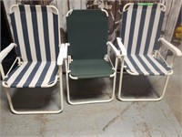 (3) LAWN CHAIRS
