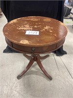 Wooden Round Drum Table 28" Diameter x 28.5"T