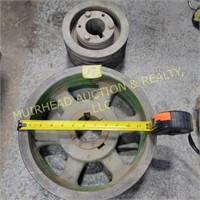 (2) V BELT PULLEYS