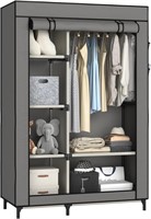 Buzowruil Canvas Wardrobe Portable Closet