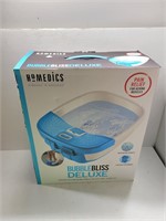 NEW HOMEDICS Bubble Bliss Deluxe Footbath