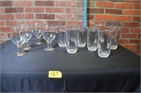8) 14oz glasses and 4) goblets