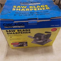 Saw blade sharpener, new