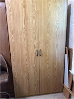 NICE WARDROBE CLOSET 71” TALL BY 40” WIDE BY 21”