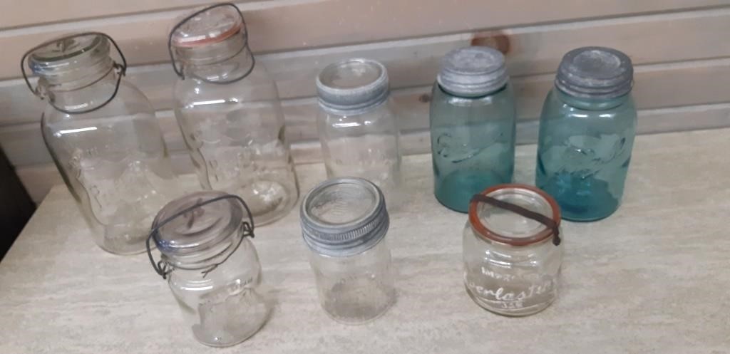 Vintage Mason Jar Collection