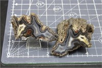 Turkish Black Sea Agate Pair