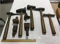 Blacksmith tools,& hammers