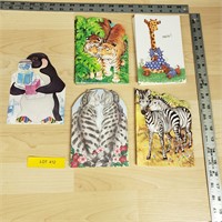 Vintage Lot of Birthday Cards With Animals