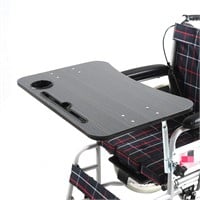Wheelchair Tray Wooden with Mobile Phone Card Slot