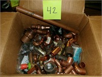 copper plumbing fitting lot