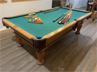 A-A Bergan and Sons Pool Table In Basement
