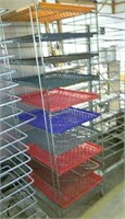 Ten shelf rack