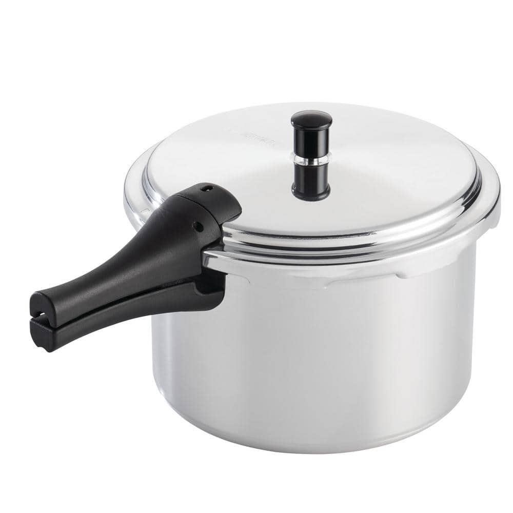 Aluminum Stovetop Pressure Cooker 8-qt. Silver Alu