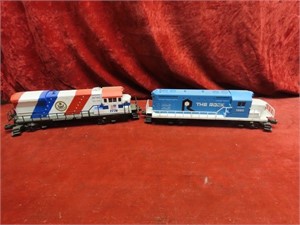 (2)Lionel engines. The Rock & 1776 seaboard