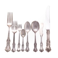 Reed & Barton sterling flatware service for 12