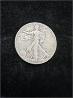 1945 Walking Liberty Half Dollar