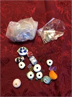 Lot of assorted beads