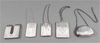 American Art Deco Sterling Silver Cases, 5