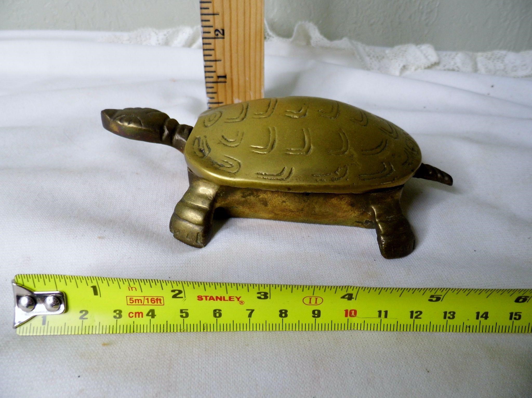 Brass Turtle Box