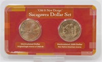 Old & New Design Sacagawea Dollar Set