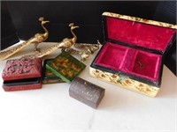 Misc. Lot-Vintage Lacquer Jewelry Box,