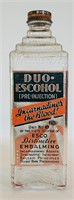 Vintage Duo-Escohol Esco Embalming Fluid Bottle