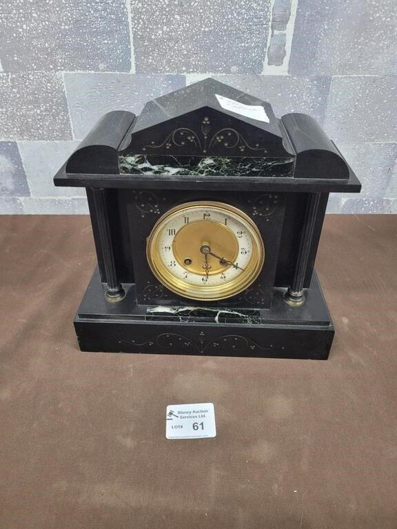 Heavy vintage mantel clock
