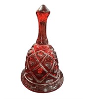 Viking Ruby Art Glass Bell