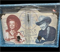 Roy Rogers & Dale Evan’s Wood Wall Clock in